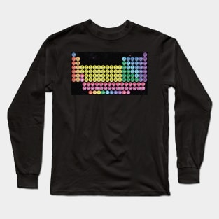 118 Element Periodic Table - Round Elements Long Sleeve T-Shirt